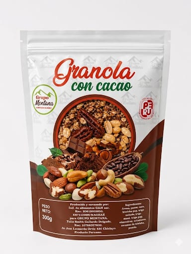 Granola con cacao